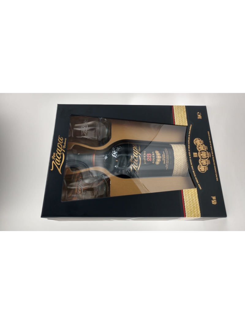 Zacapa 23 ans coffret 2 verres - Rhums