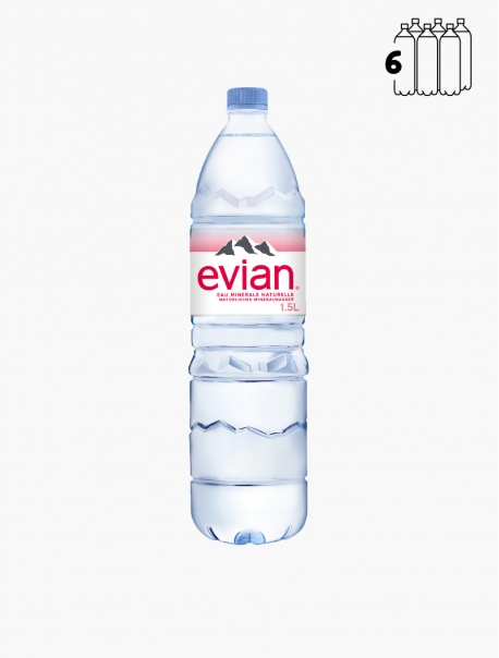 Evian PET 150 cl P6