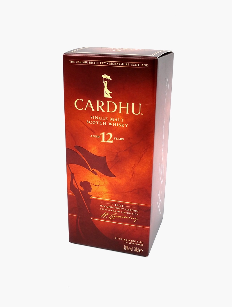 Whisky Cardhu 12 ans VP 70 cl U - Boissons Service