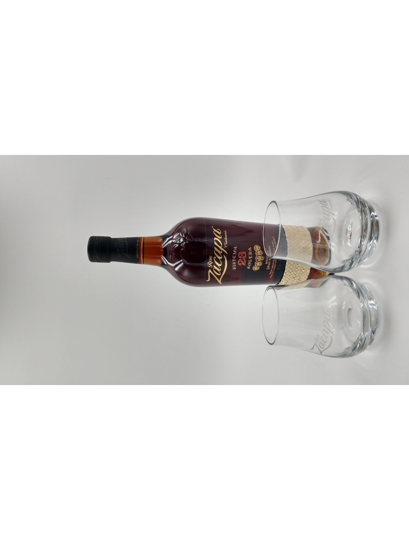 Zacapa 23 ans coffret 2 verres - Rhums