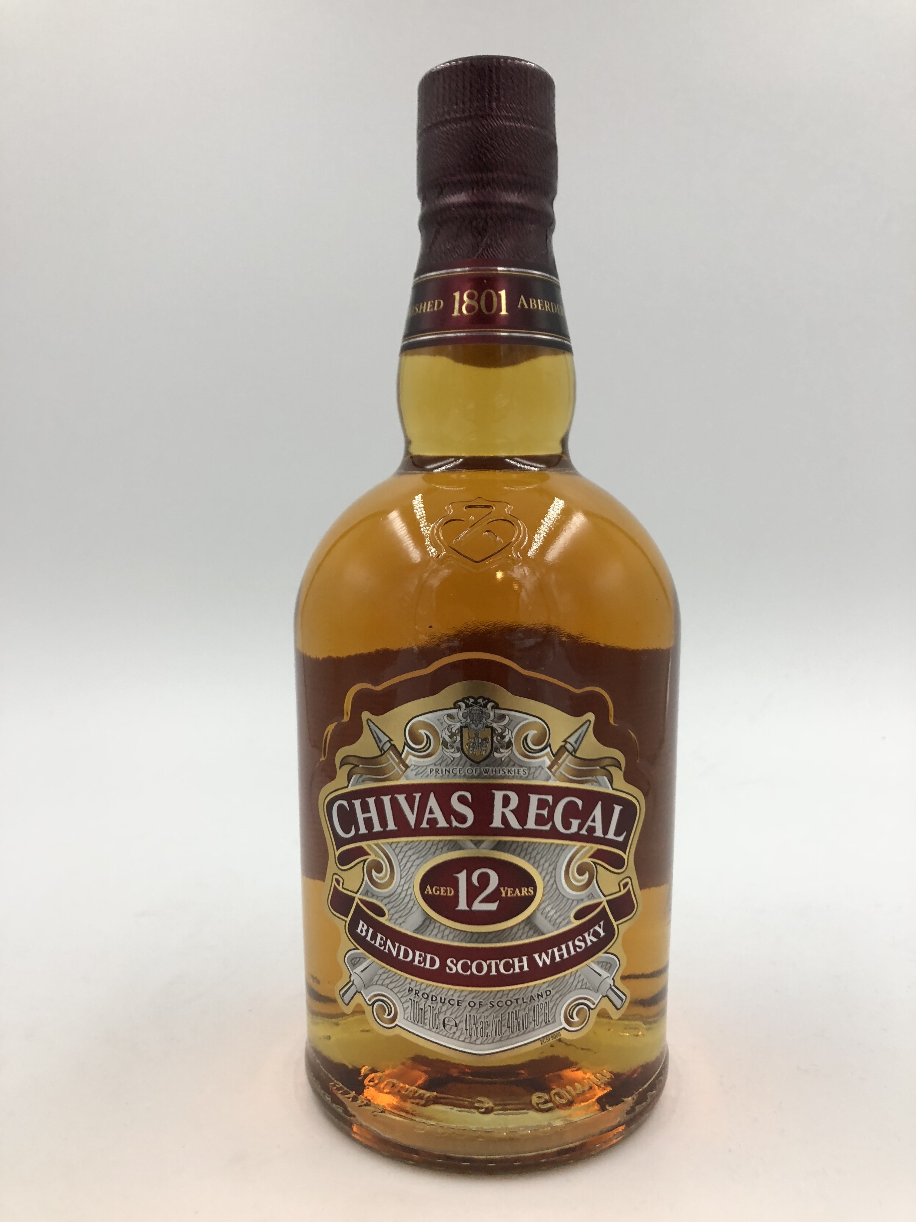 Whisky Chivas Regal 12 ans VP 70 cl U - Boissons Service