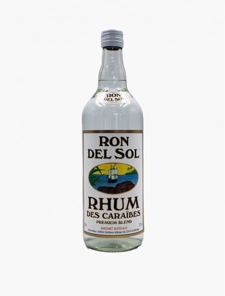 Rhum Caraibes Blanc Ron del Sol VP 100 cl U