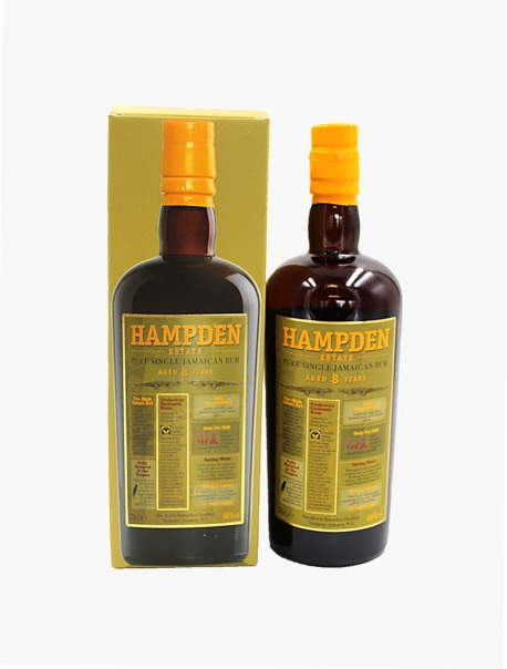 Hampden 8 ans Coffret cadeau 2 verres Rhum