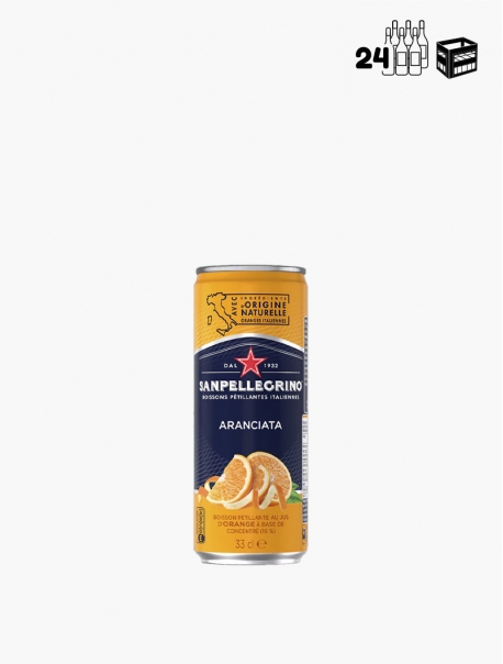 San Pellegrino Aranciata CNT 33 cl P24